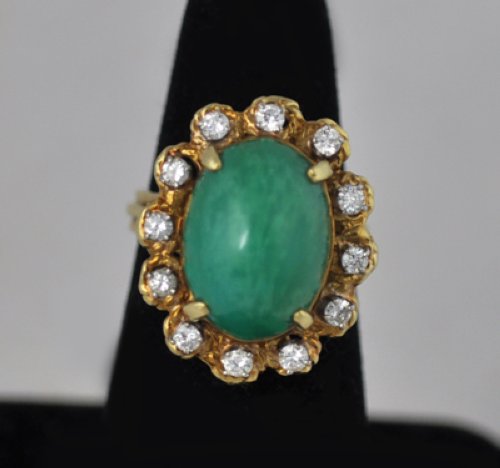 Green Turquoise Ring on Absolutely Stunning Green Turquoise Ring