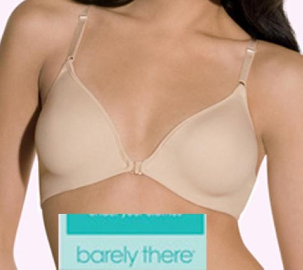 NEW BARELY THERE Front Close T Back Bra 4116 AQUA - Picture 1 of 1