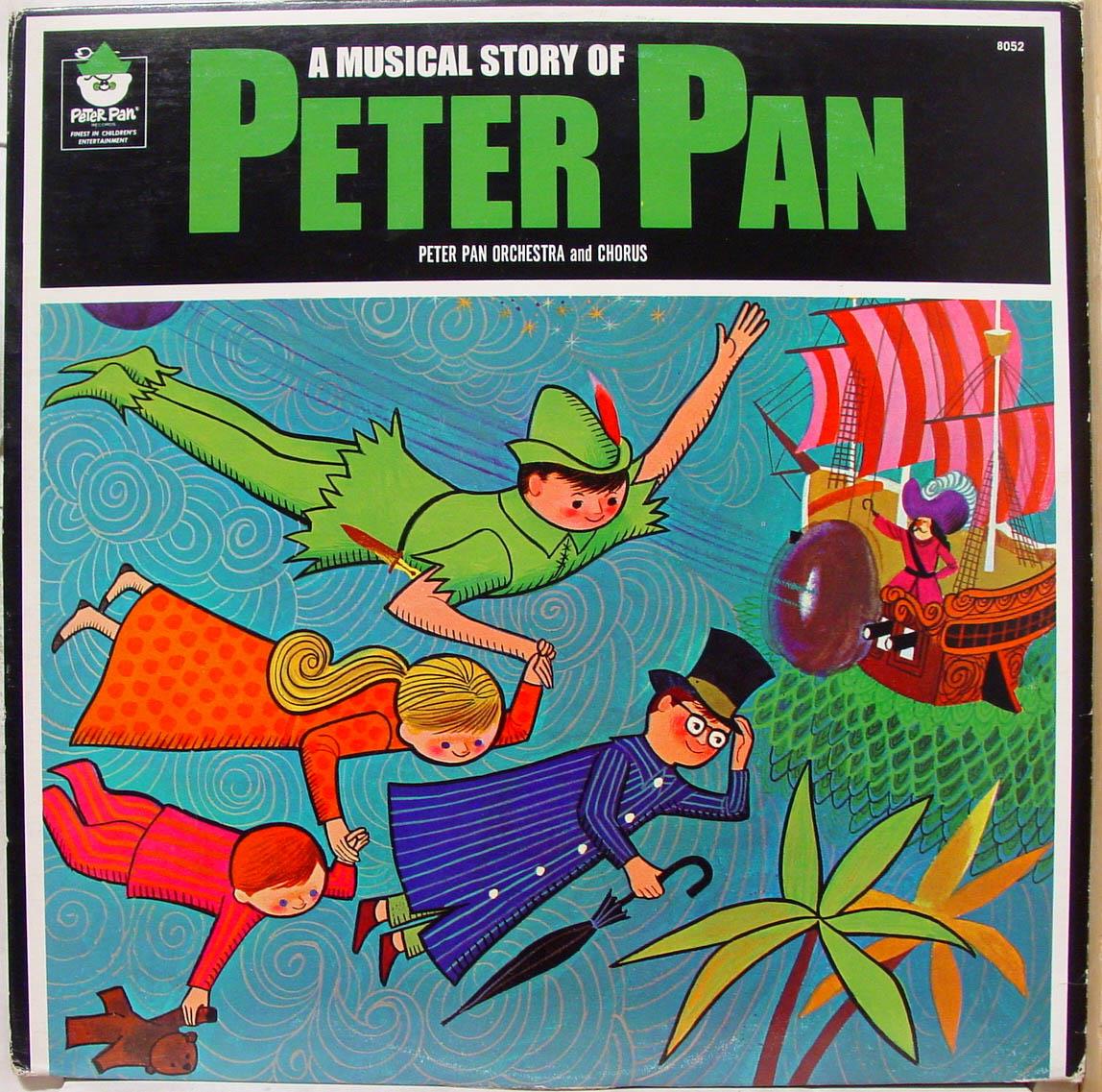 PETER PAN ORCHESTRA a musical story of peter pan LP 8052 VG+ Children's Vinyl eBay
