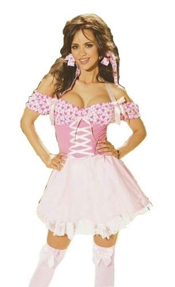 ... Candy Hearts Sexy Valentine's Day Adult Womens Costume Size Large