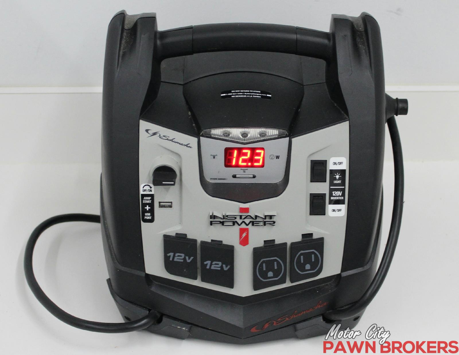 Schumacher XP2260W - Instant Power - 1200 Peak Amp Portable Power