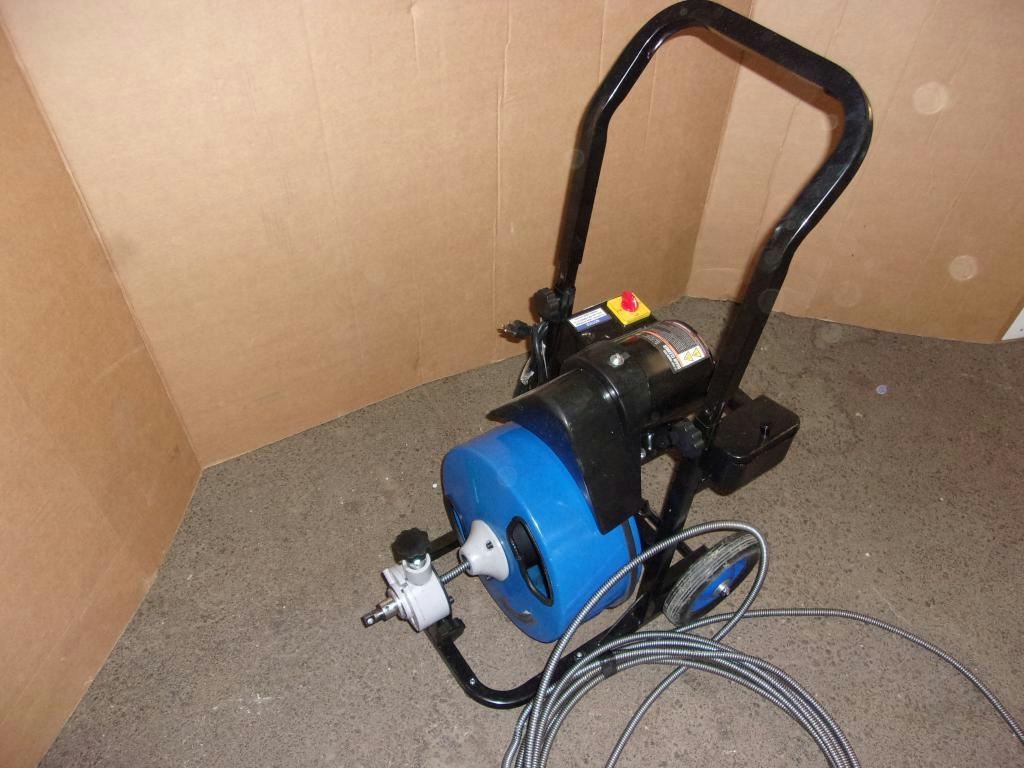Pallet Hydrostar 50 Ft. Commercial PowerFeed Drain Cleaner with GFCI 61857