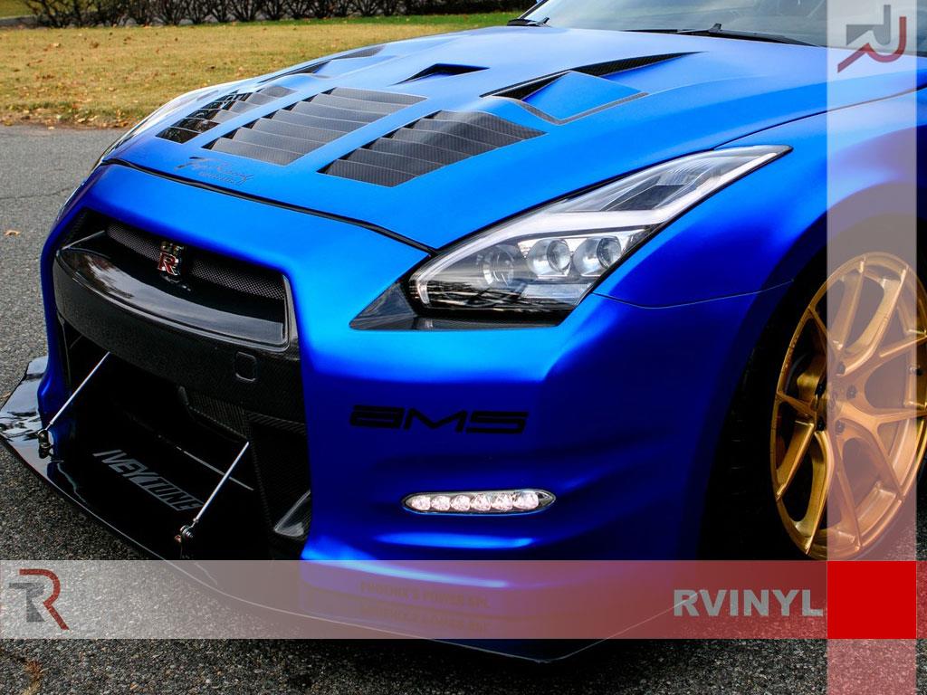 Rwraps Matte Chrome Vinyl Wrap Sheet Film Roll for Hood Roof Liners /& More
