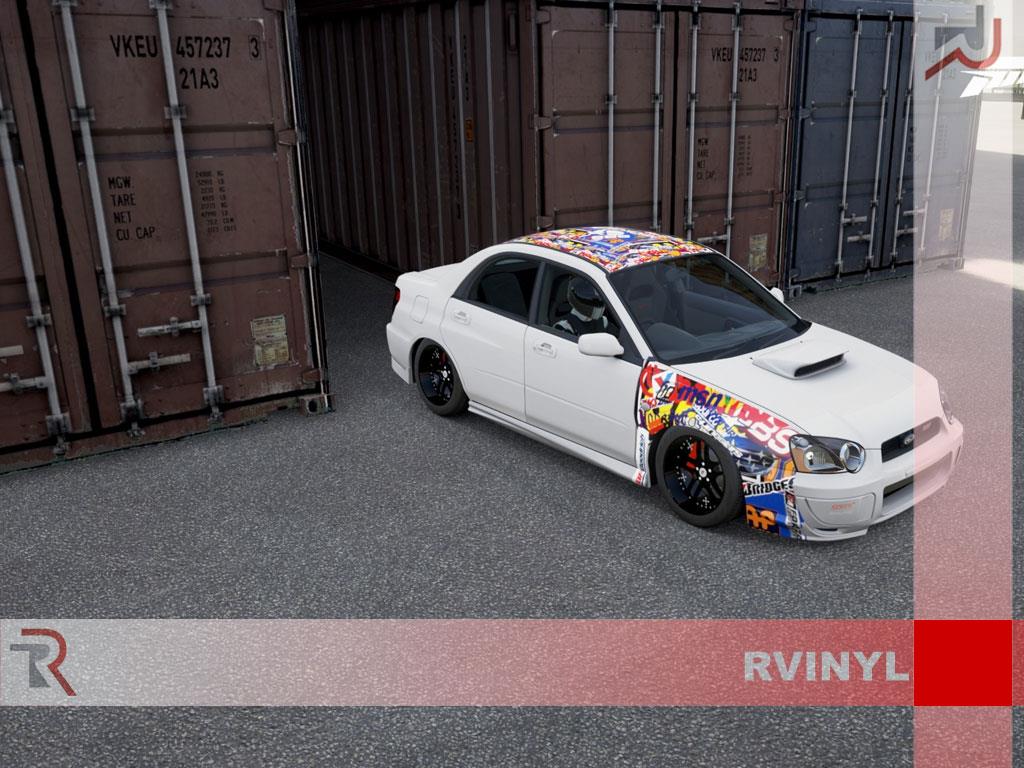Rwraps Sticker Bomb Vinyl Wrap Sheet Film Roll for Ram Air Intake Systems