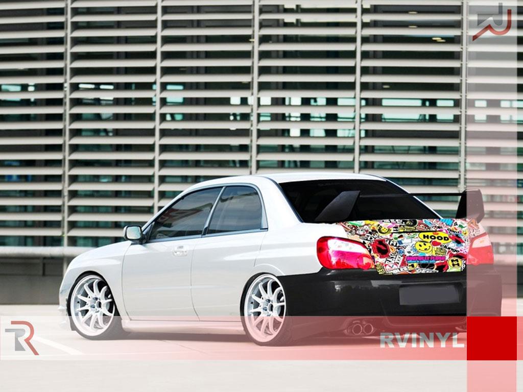 Rwraps Sticker Bomb Vinyl Wrap Sheet Film Roll for Ram Air Intake Systems