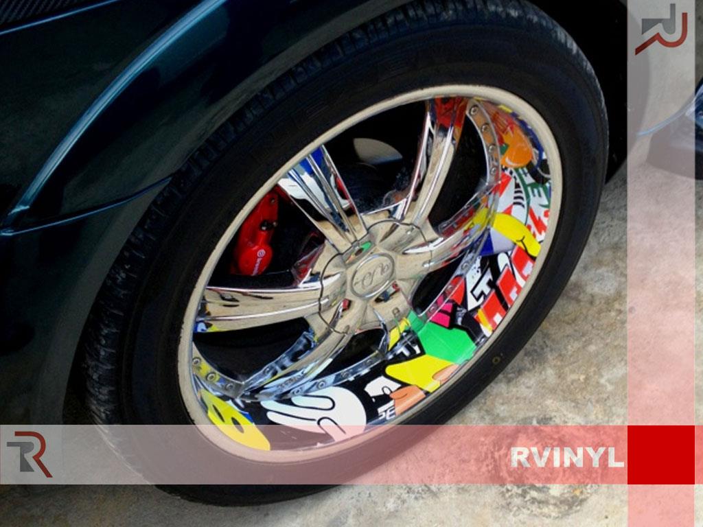 Rwraps Sticker Bomb Vinyl Wrap Sheet Film Roll for Ram Air Intake Systems