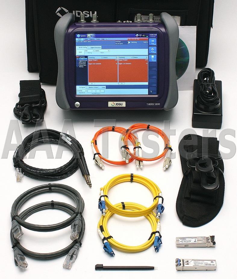 JDSU T-BERD 5800 1G Gigabit Optical Electrical Ethernet Network Tester
