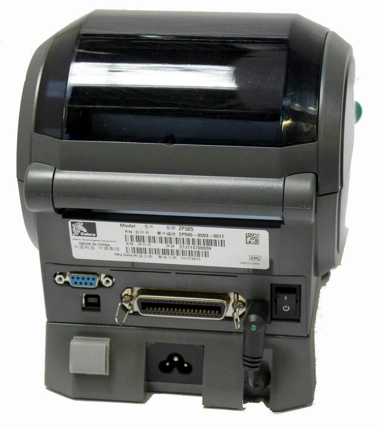 Zebra Zp 505 Zp505 0503 0017 Fedex 311033176 Direct Thermal Printer Usb Peeler Ebay 1120