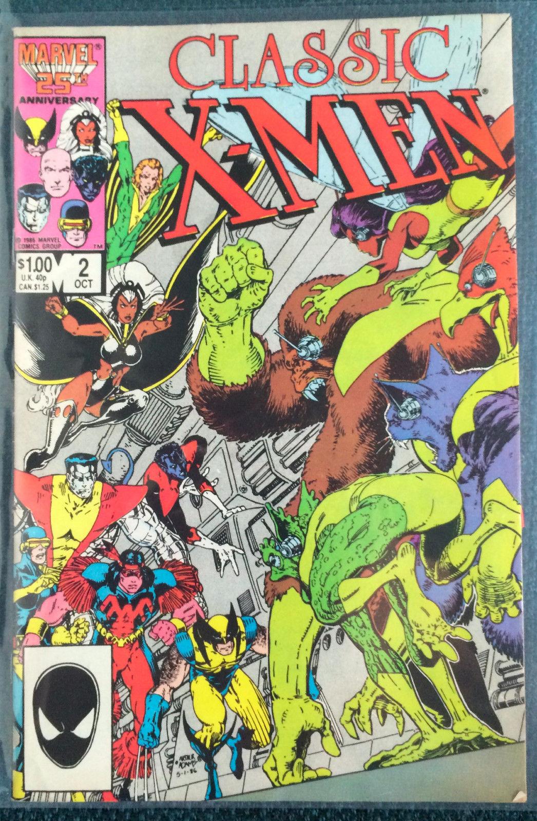 X-Men Classic Classic X-Men #2 VG 1986 Stock Image Low Grade