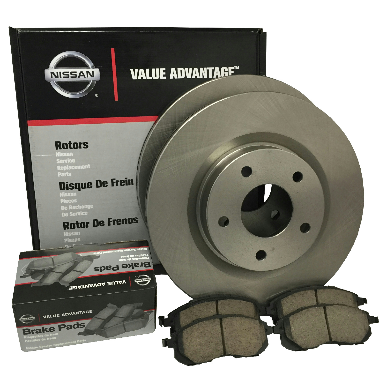 Genuine Nissan VA Front Brake Pad & Rotor Kit 2007-2012 Nissan Altima