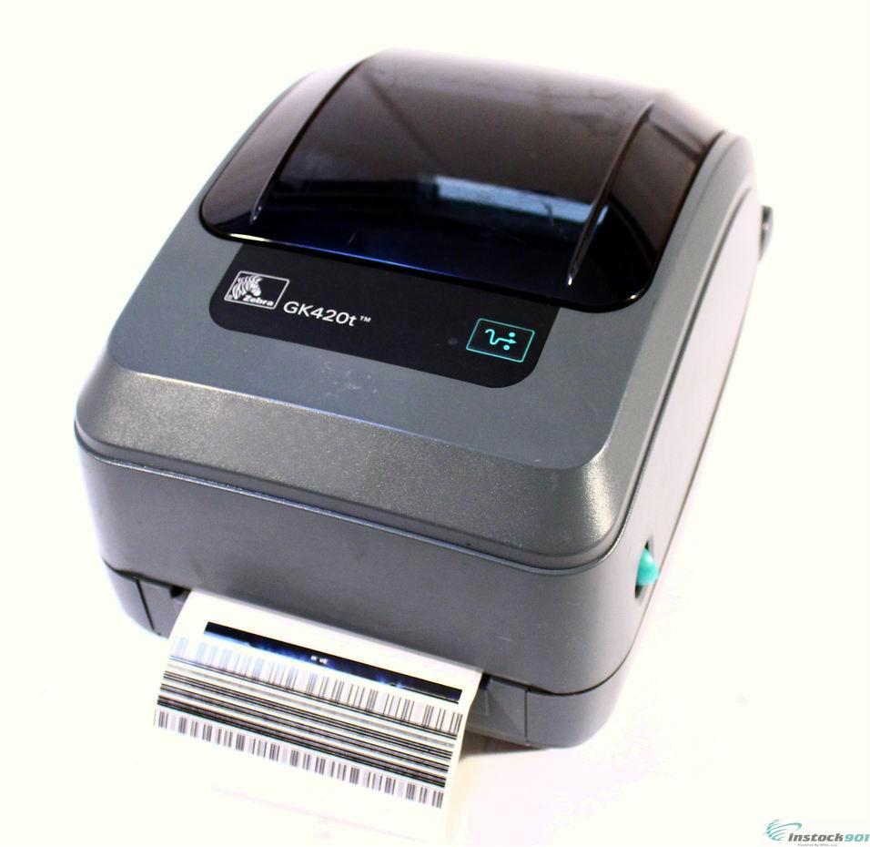 Zebra GK420t GK42-100210-000 Thermal Barcode Label Printer (USB/Network