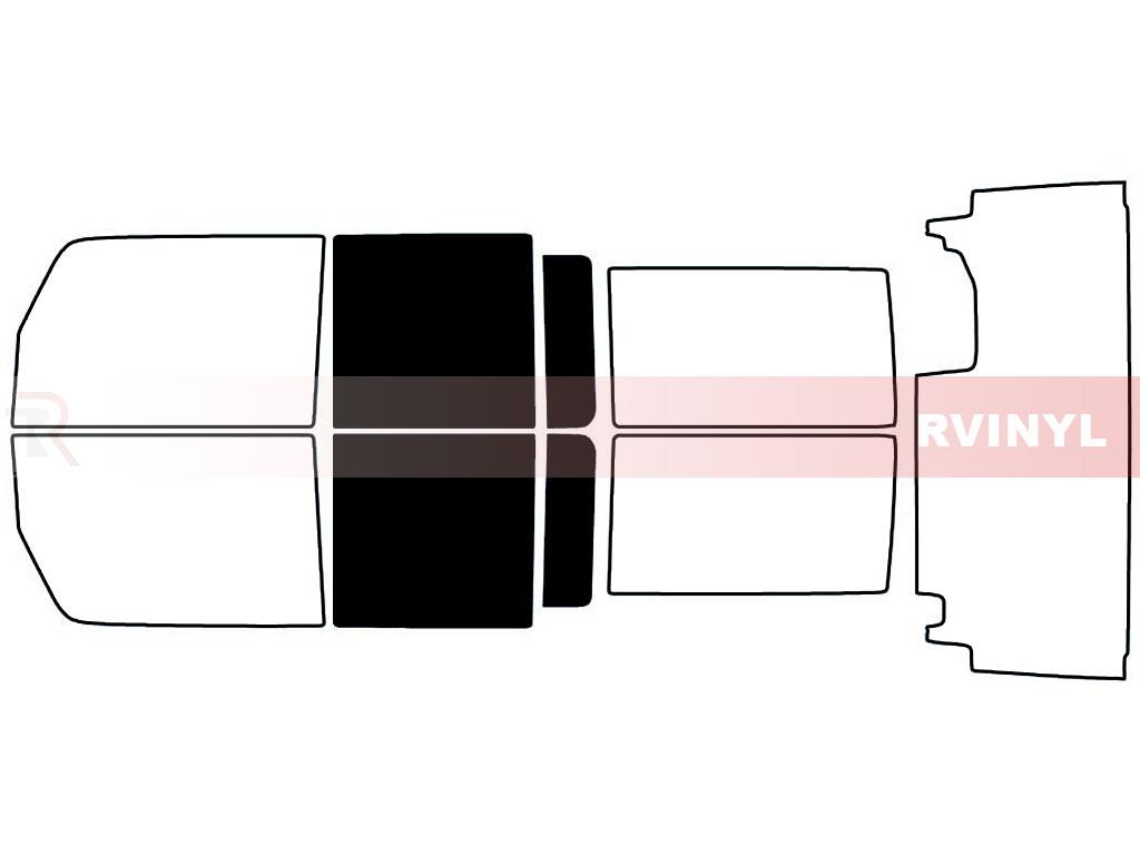 Rtint Precut Window Tint Kit for Jeep Wrangler 20112017 (4 Door