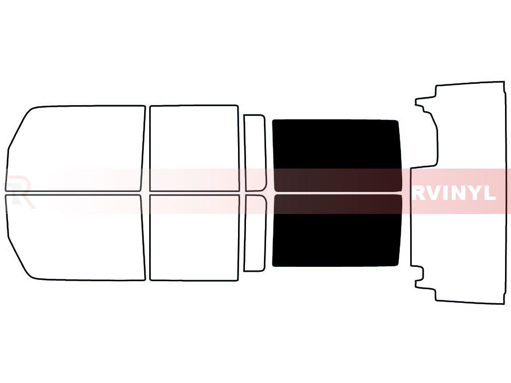 Rtint Precut Window Tint Kit for Jeep Wrangler 20112017 (4 Door