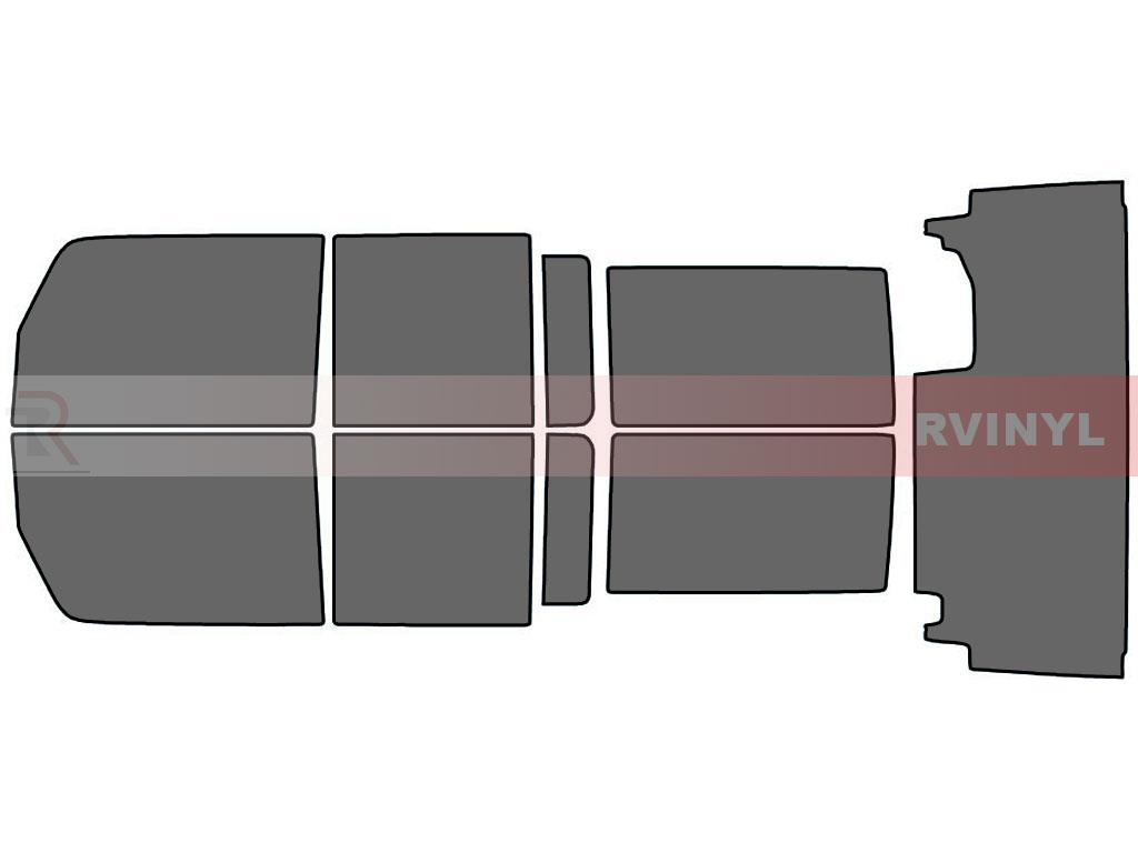 Rtint Precut Window Tint Kit for Jeep Wrangler 20112017 (4 Door