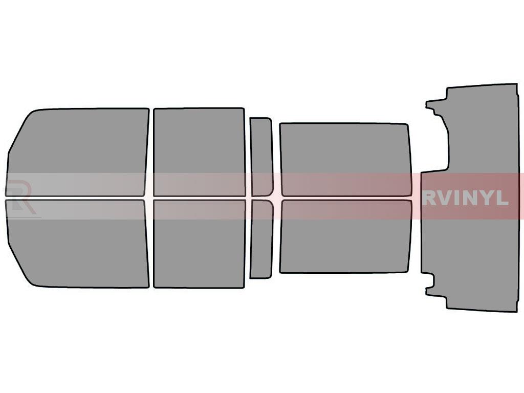 Rtint Precut Window Tint Kit for Jeep Wrangler 20112017 (4 Door