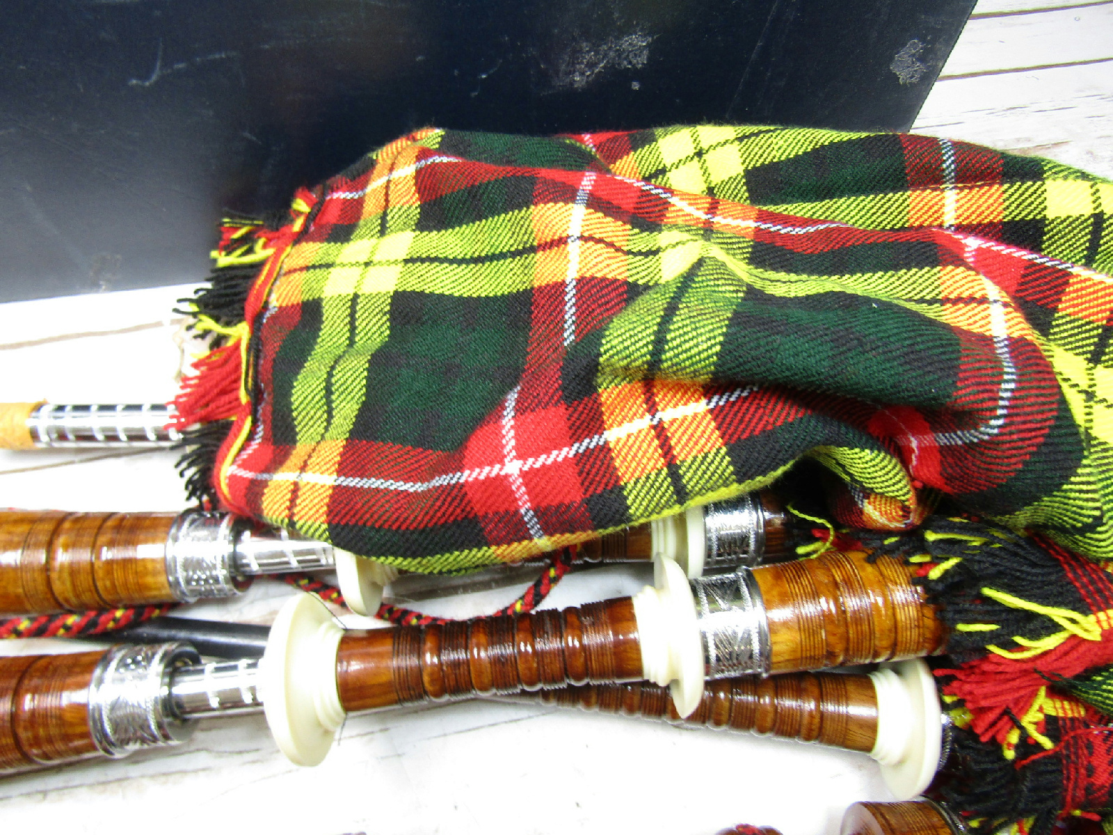 Baster Bag Pipes Scottish Folk Music In "Master" Hard Case eBay